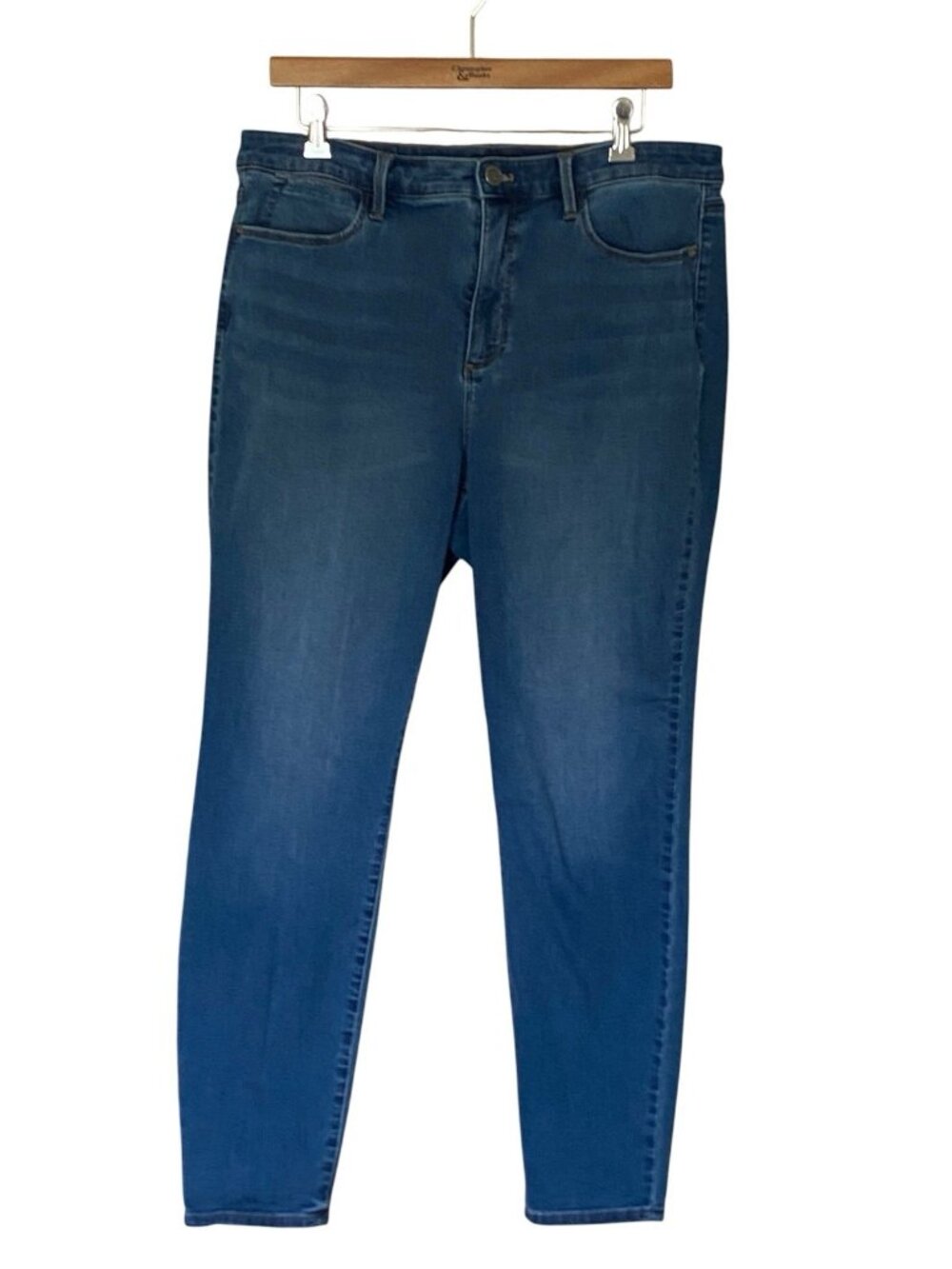 Talbots Jegging Jeans Women's 14 Curvy Stretch Zoe Wash Blue Denim 28.5"